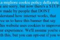 La migliore cookie policy in rete